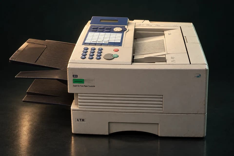 Office fax machine